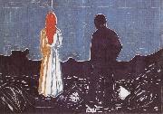 Edvard Munch Alone oil painting artist